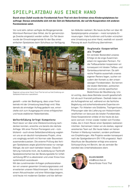 Spielplatzbau aus einer Hand